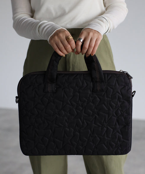 【雑誌掲載】星柄PC ハンドバッグポーチセット 12-1007